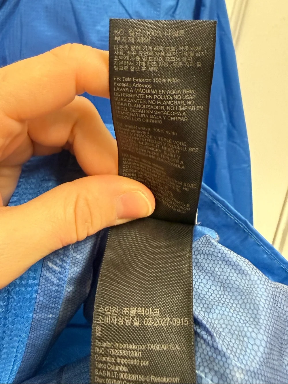 Marmot Blue Rain Jacket